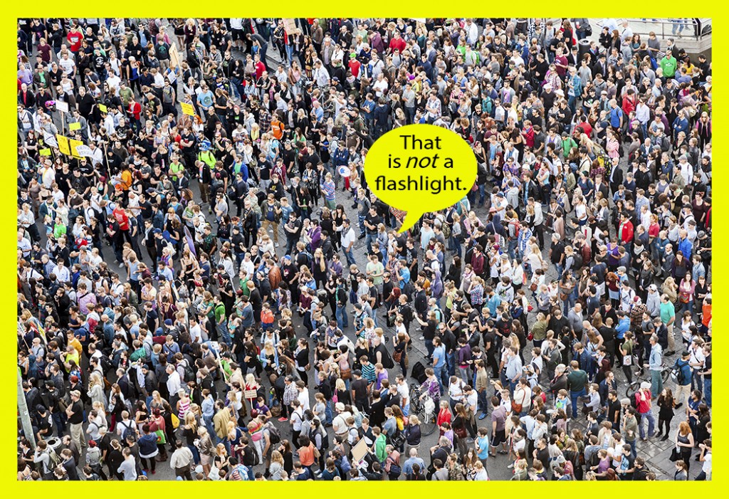 FRANKFURT, GERMANY - SEP 9: people demonstrate against encrease of GEMA fees on SEP 9, 2012 in Frankfurt, Germany. New GEMA regulations for music increase at max 1000 percent.