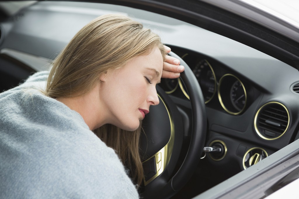 Napping in the car